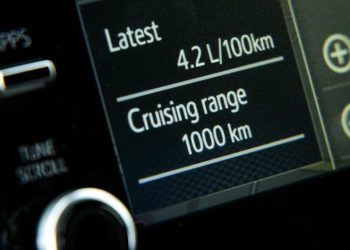 Toyota Corolla SX Hybrid fuel usage screen