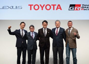 New Toyota management team with CEO Koji Sato