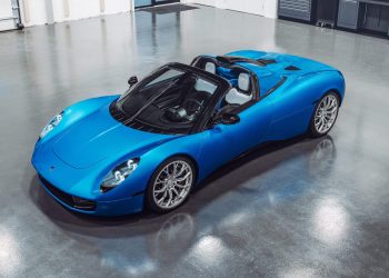 GMA T.33 Spider front three quarter view