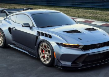 Ford Mustang GTD front three quarter view