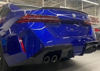 BMW M5 rear end leaked