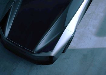 Next-generation Lexus EV concept top down view