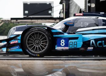 Oreca Petit Le Mans car driven by Scott McLaughlin