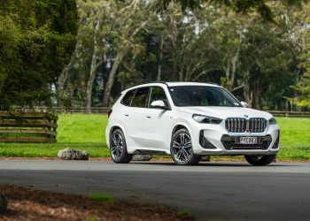 BMW iX1 xDrive30 front quarter shot