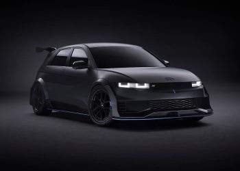 Hyundai Ioniq 5 N NPX1 Concept front three quarter view