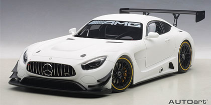 1/18 Mercedes-Benz AMG GT3 Matt White