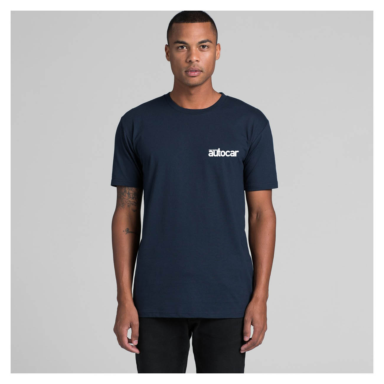 Autocar T-shirt Navy with white logo