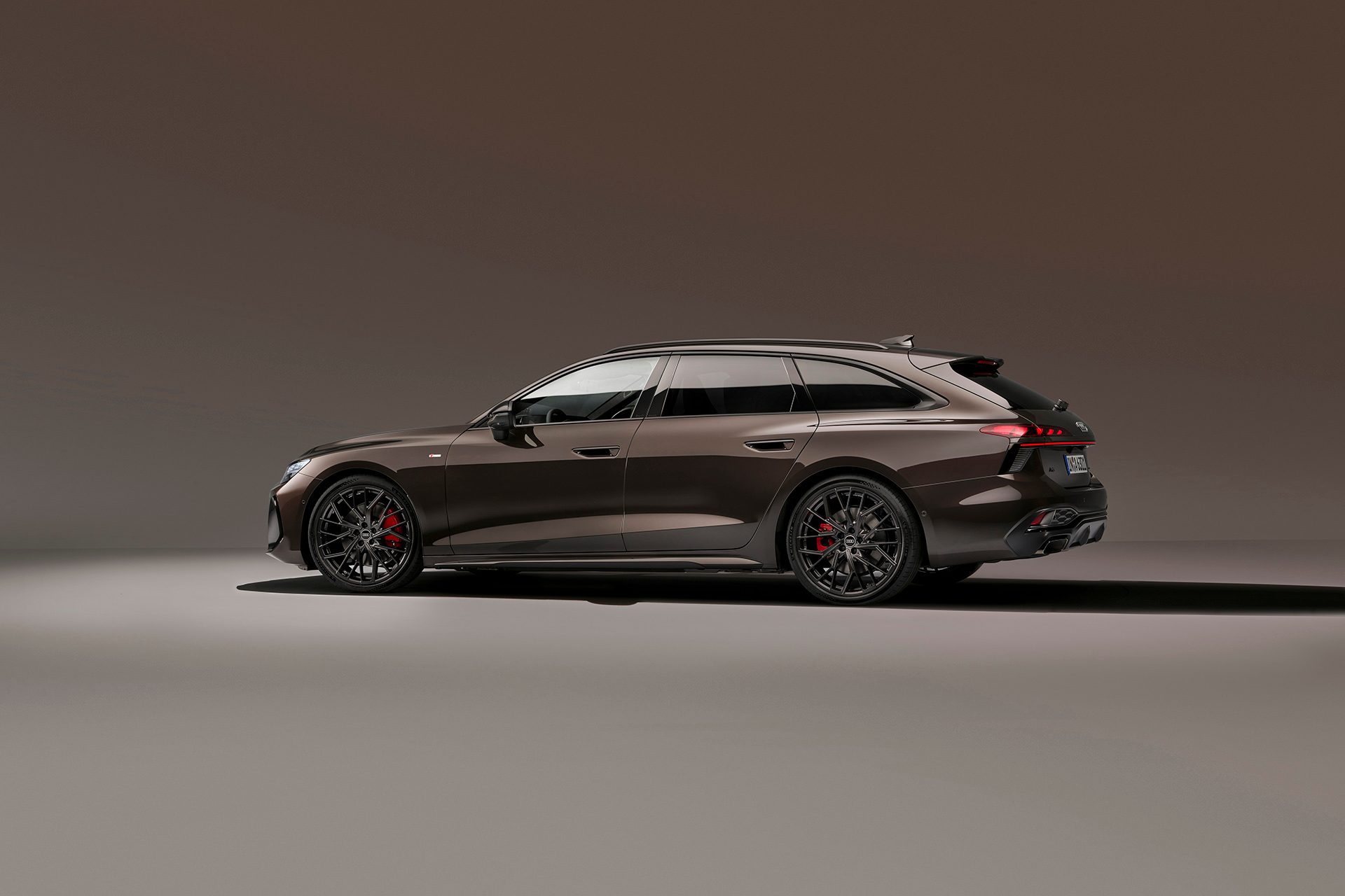 2025 Audi A6 Avant pictured in the studio