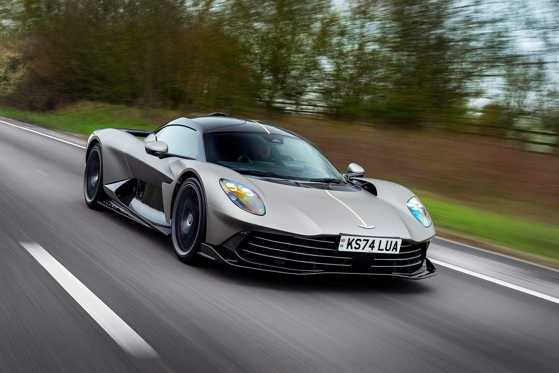 Aston Martin Valhalla on the road