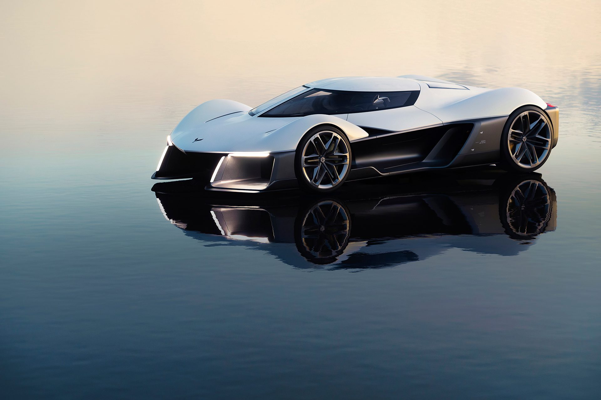 Corvette Concept floating on water