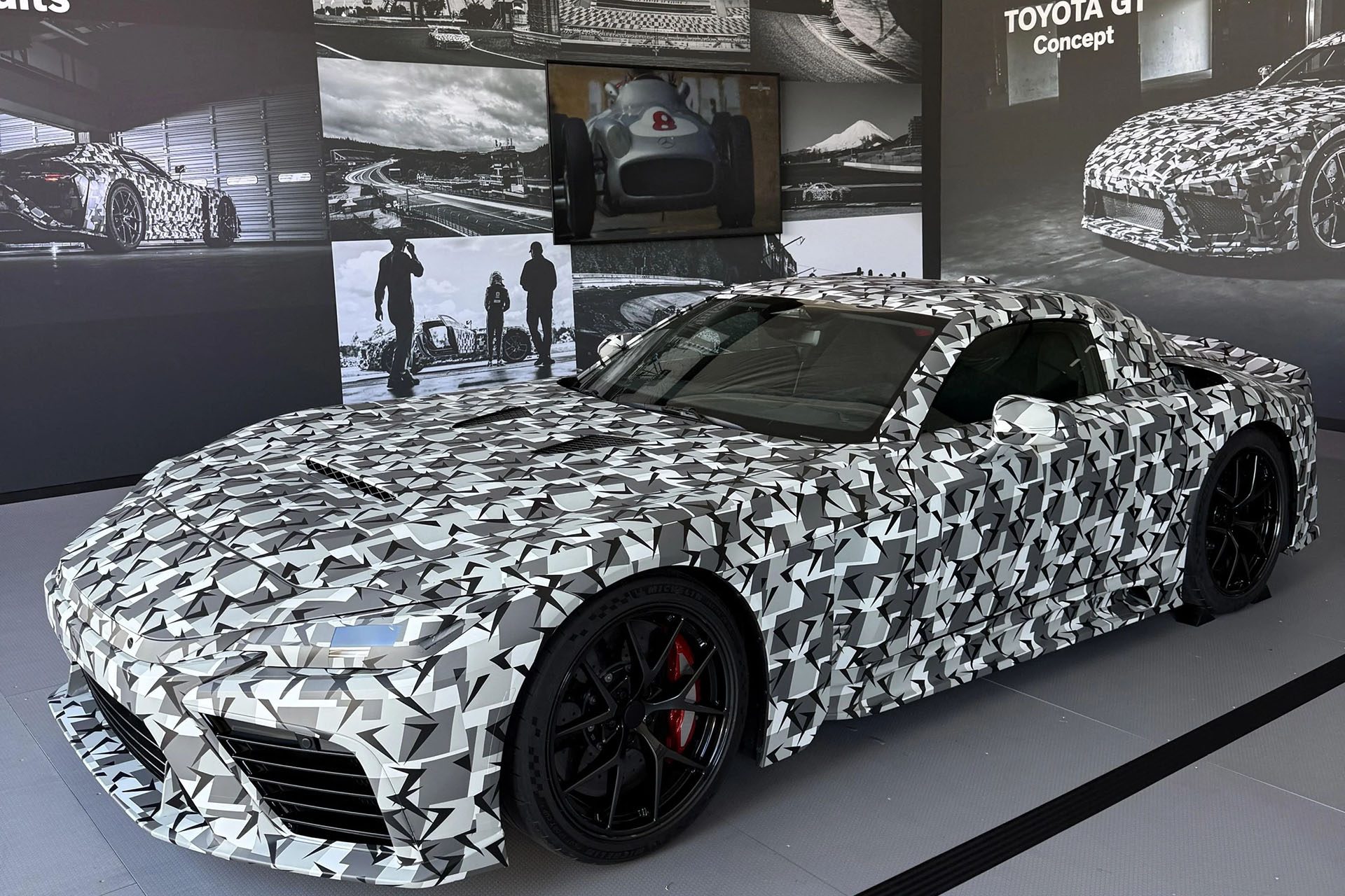 Toyota GT Concept covered in camo