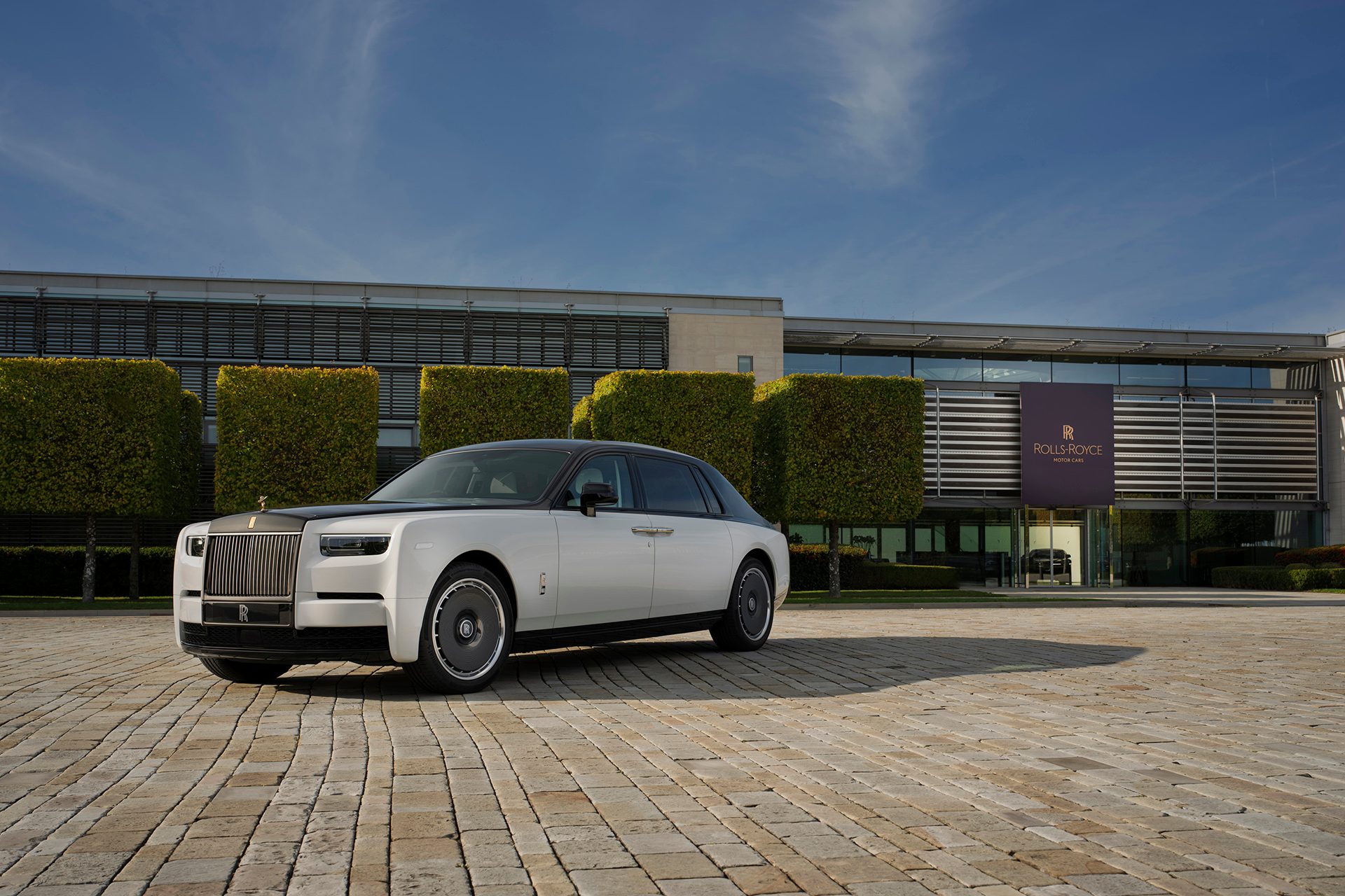 White Rolls Royce Phantom Centenary