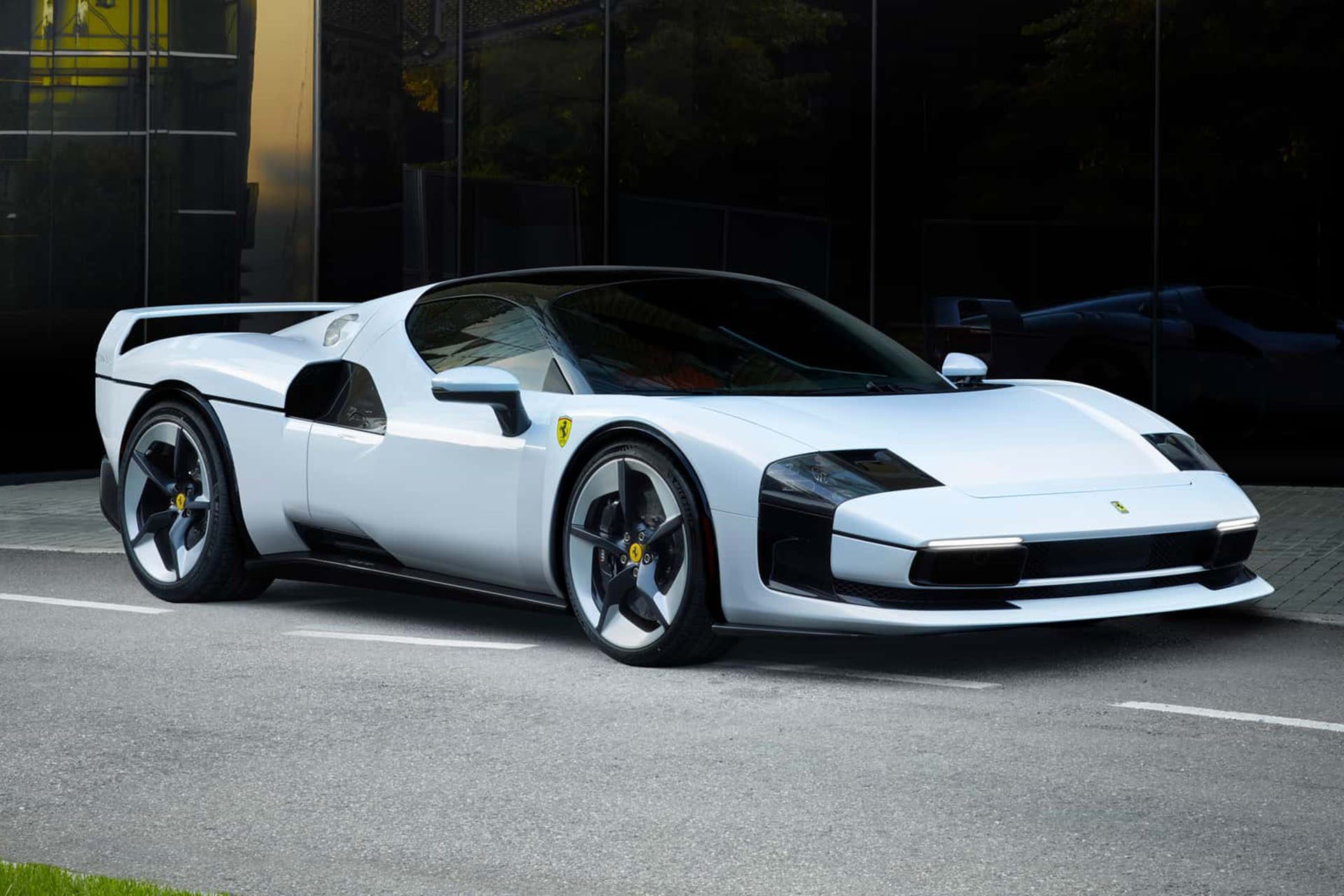 White Ferrari SC40 one off