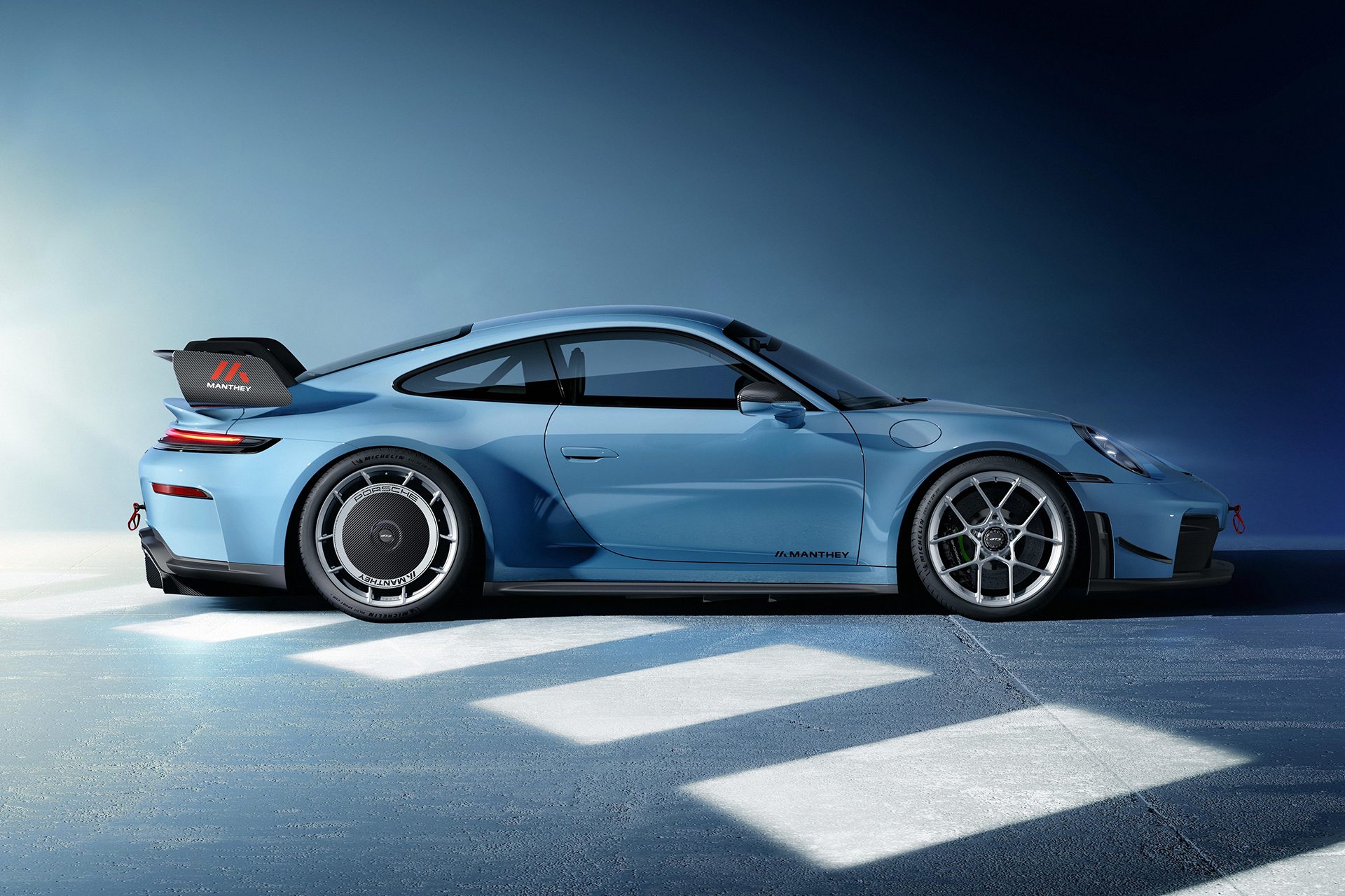 911 GT3 in blue