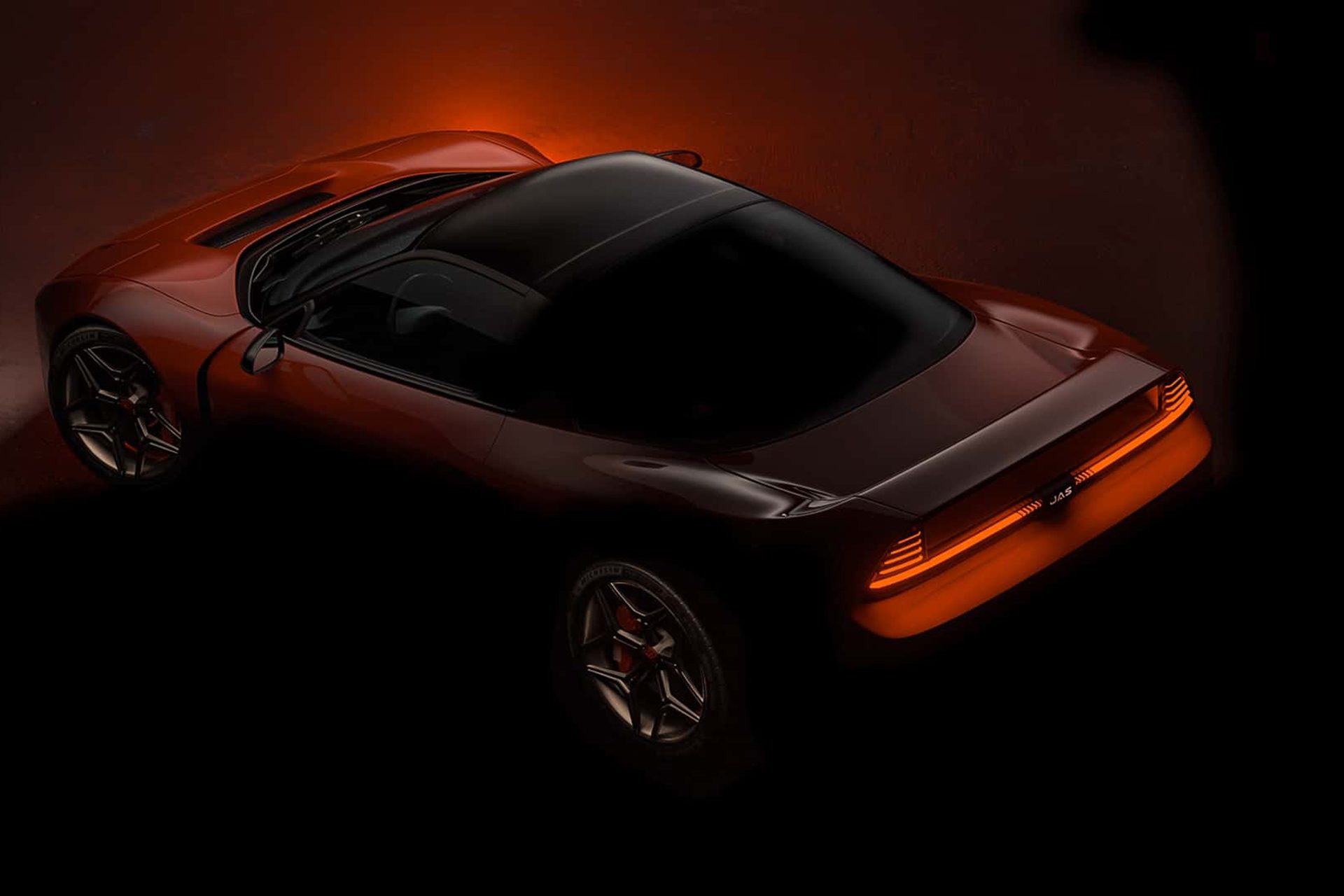 JAS Tensei with a red glow